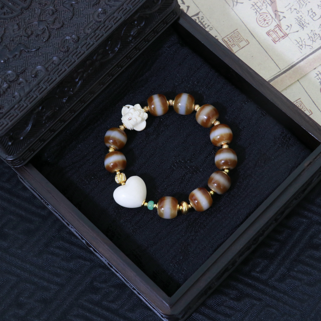 【吉象】· 心喜 ·一线药师手串