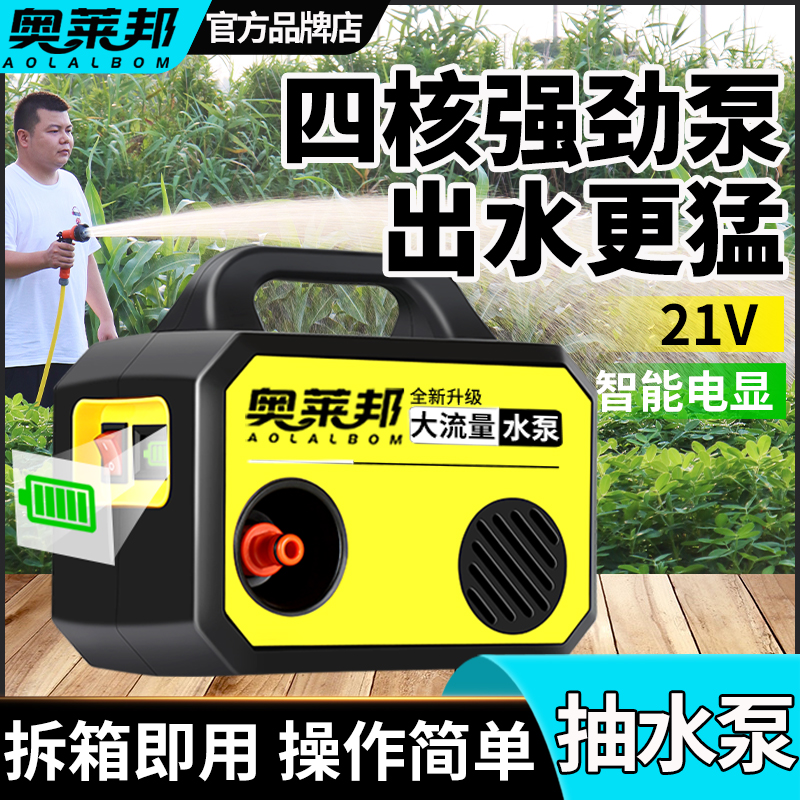 自动浇菜神器浇水机农村菜地浇水神器农用浇地充电式抽水泵抽水机