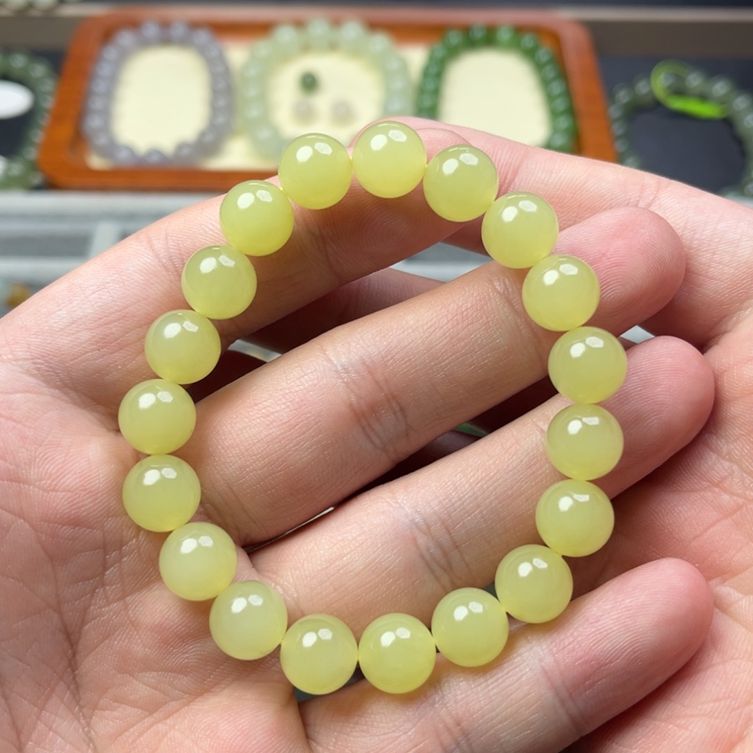 和田玉手链未镶嵌