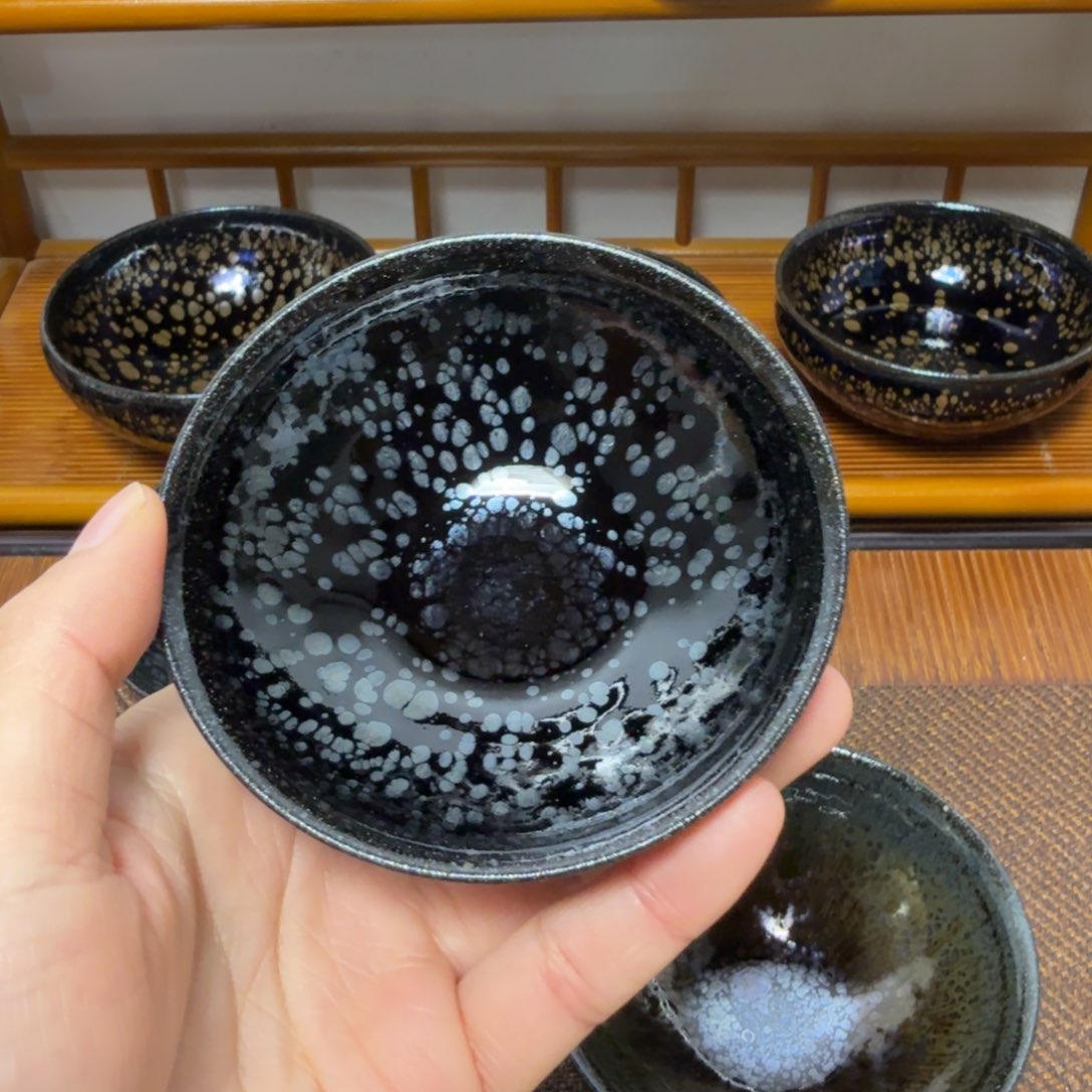 茶盏江****胖建盏手工制作主人杯茶杯