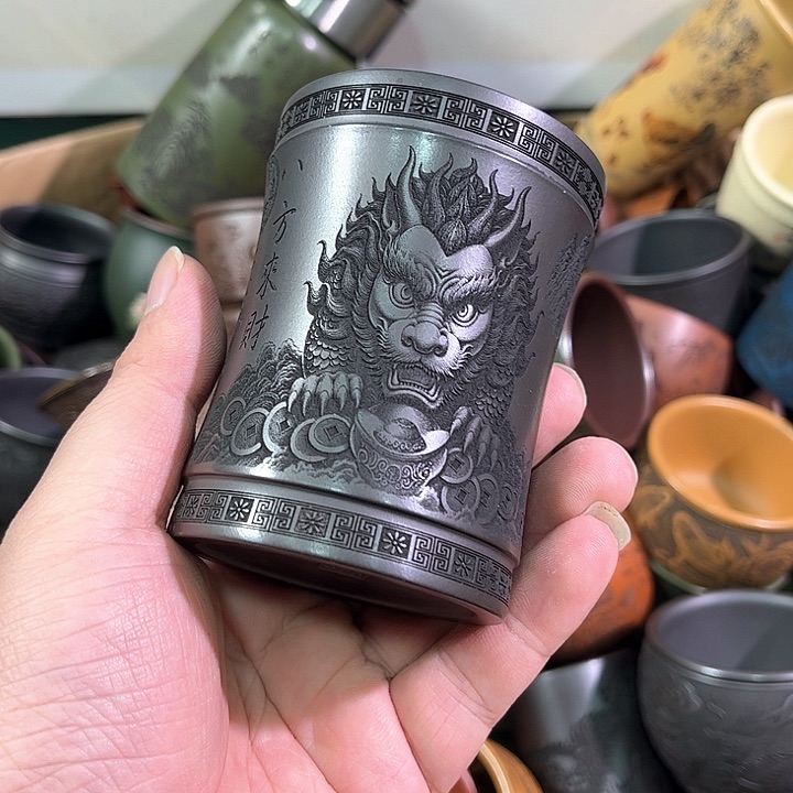 茶杯紫砂全手工紫砂主人杯