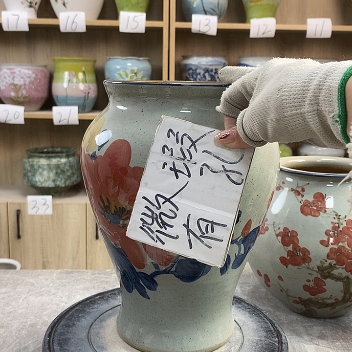 缸23xc景德镇陶瓷花盆