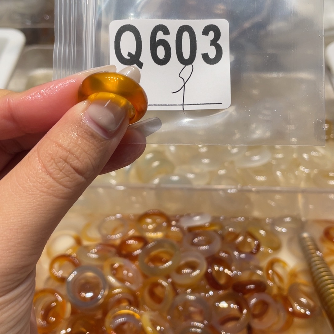 玛瑙/玉髓未镶嵌戒指603