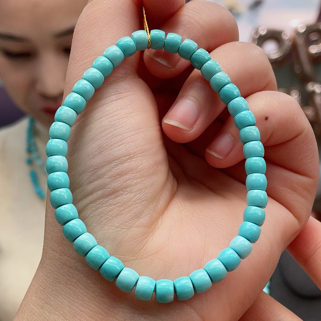 绿松石手串未镶嵌