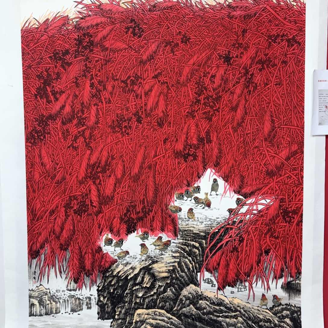 国画蓝****哥李庆友老师经典画作