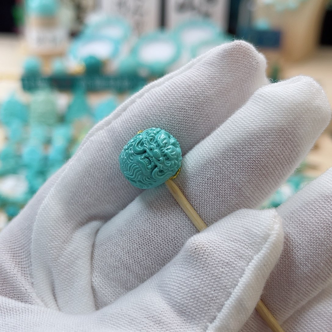 绿松石珠宝奇石未镶嵌