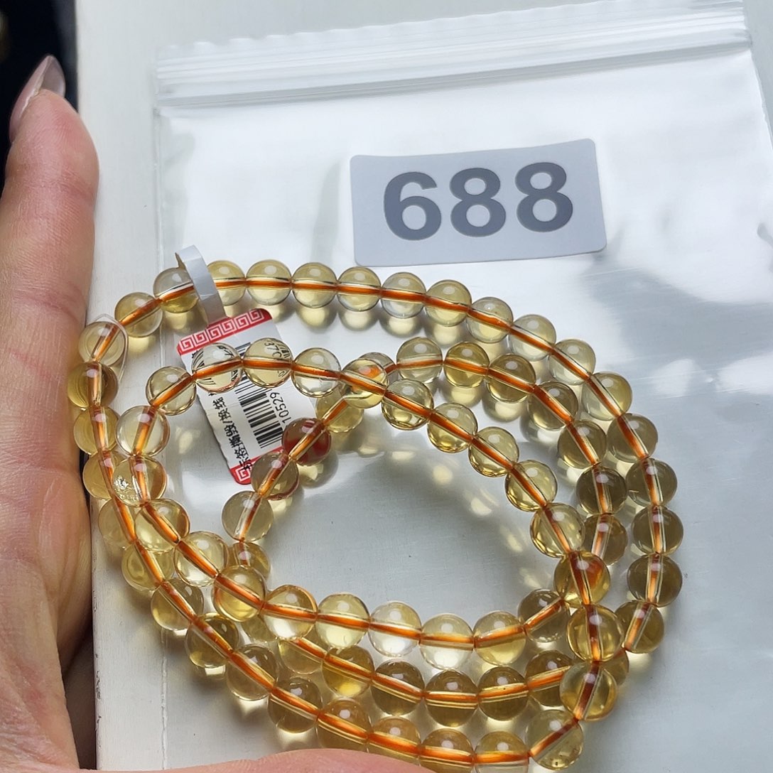 水晶手串688。未镶嵌