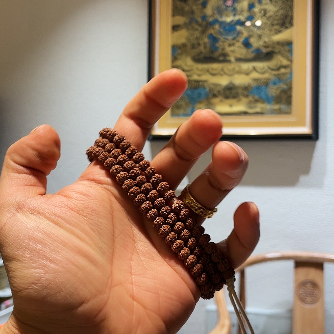 金刚菩提吊坠王*心梅花108/7mm