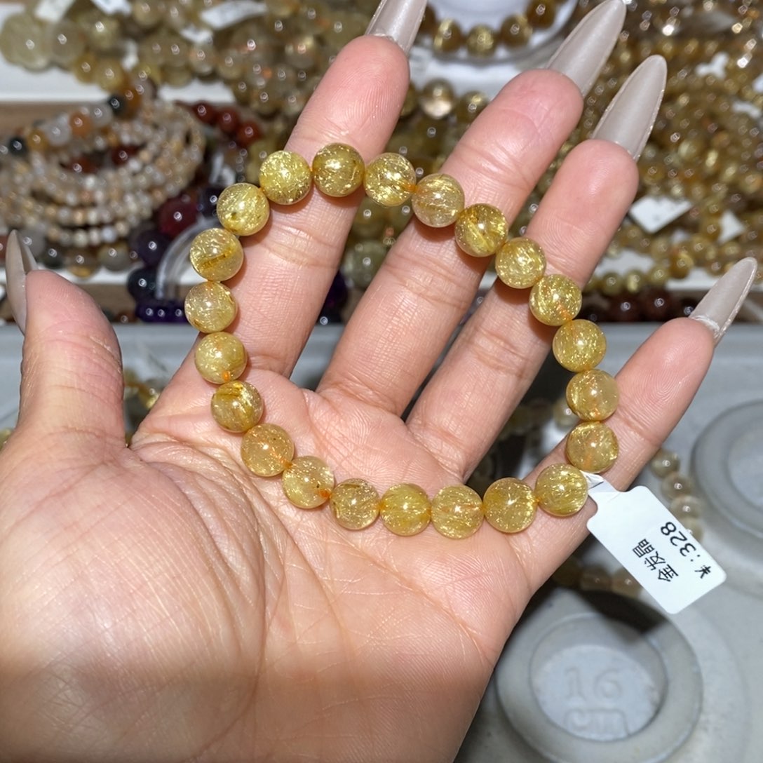 水晶手链未镶嵌可**爱手链