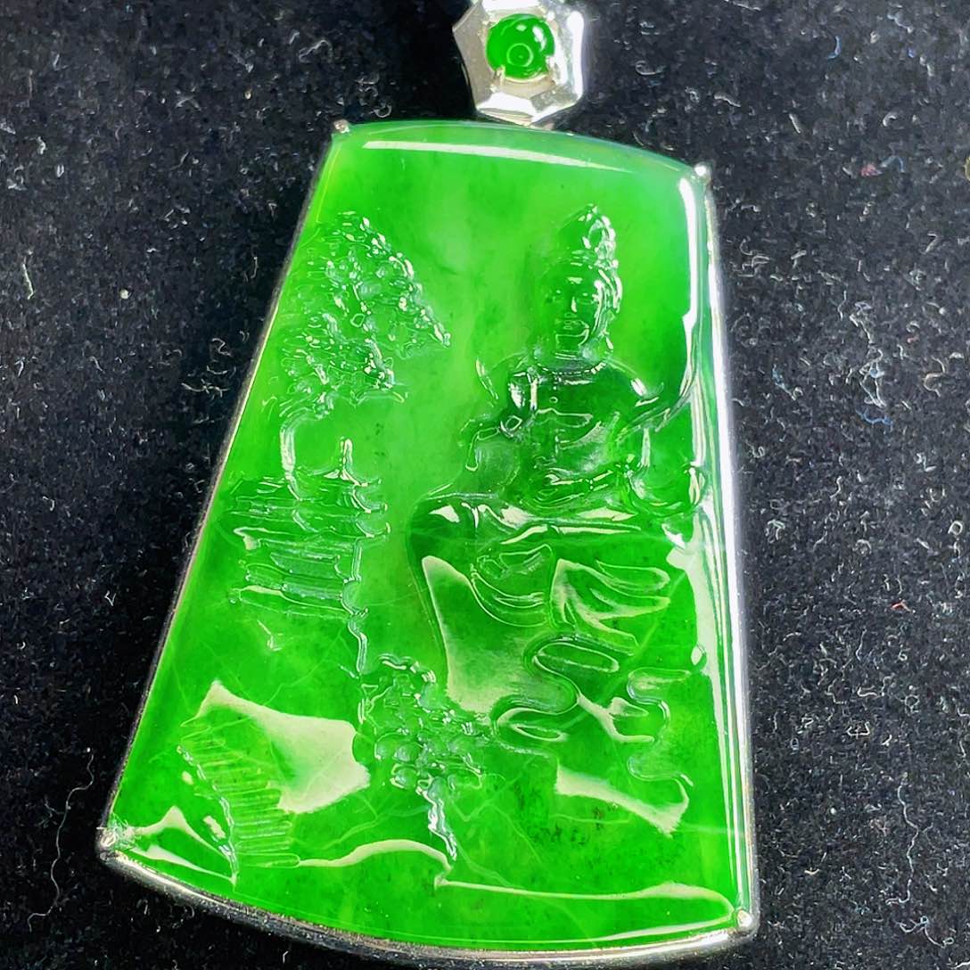 翡翠吊坠(不含链)未镶嵌