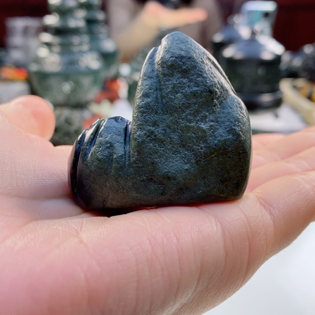 和田玉（青玉）摆件未镶嵌