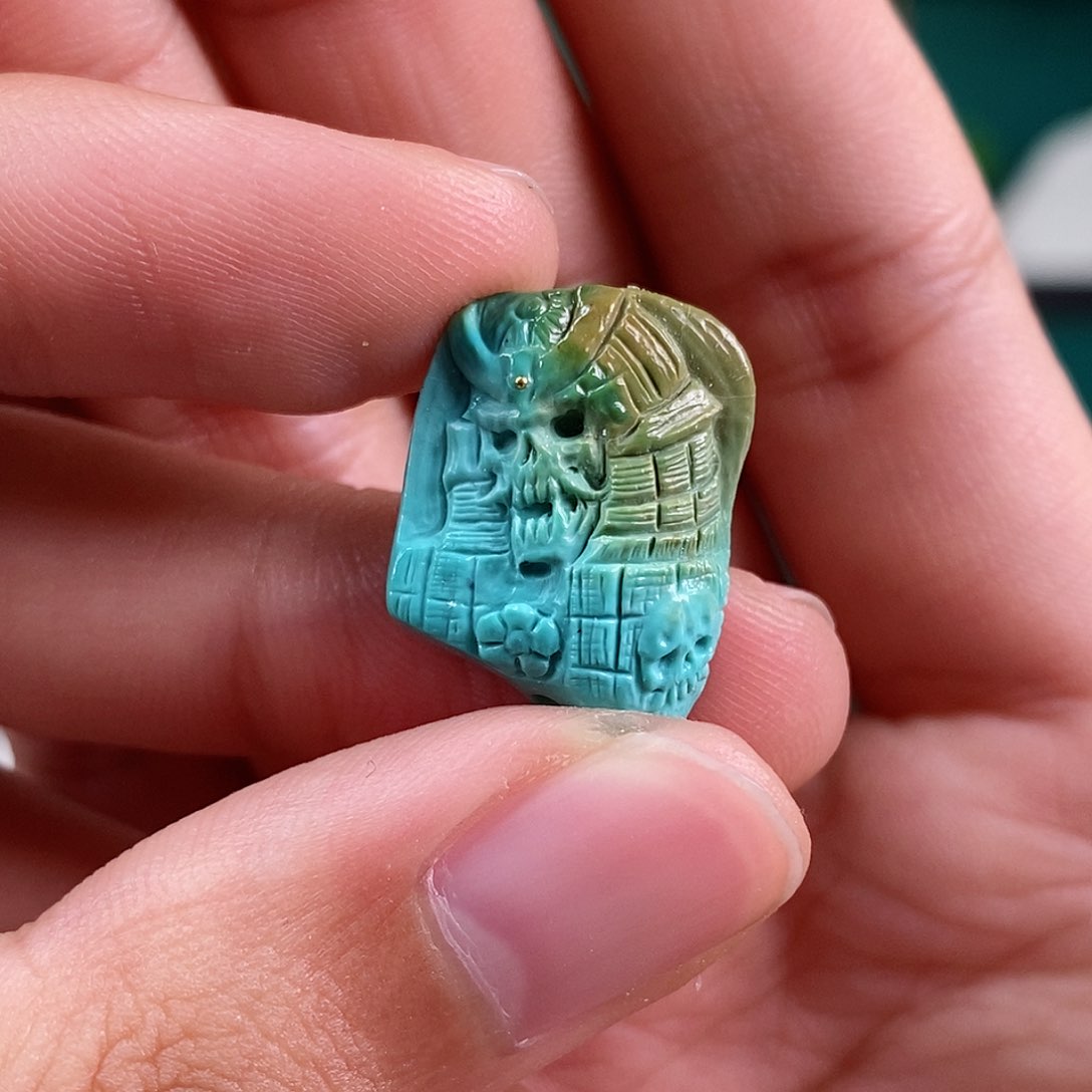 绿松石珠宝奇石未镶嵌