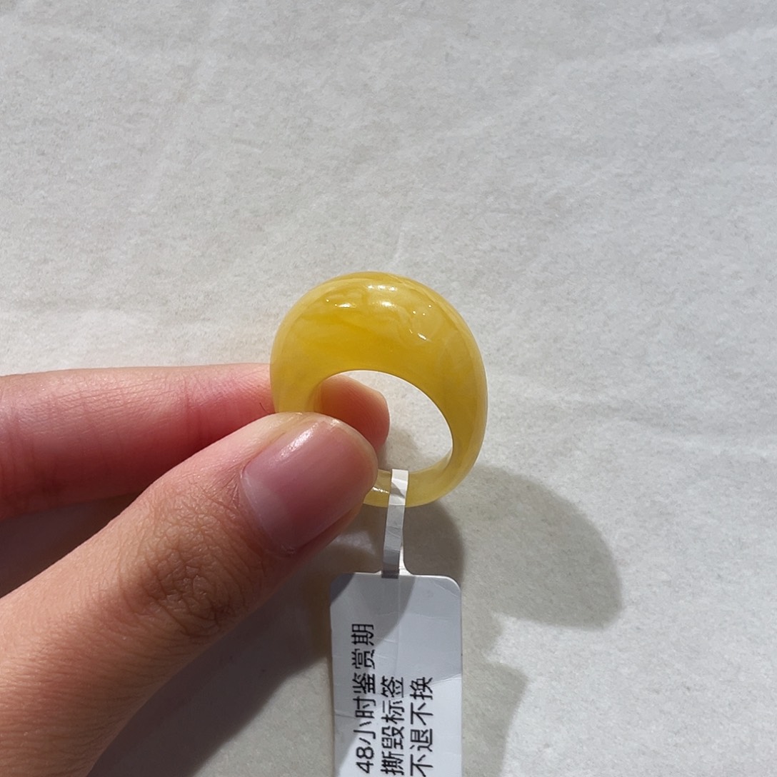 蜜蜡未镶嵌戒指蜜蜡