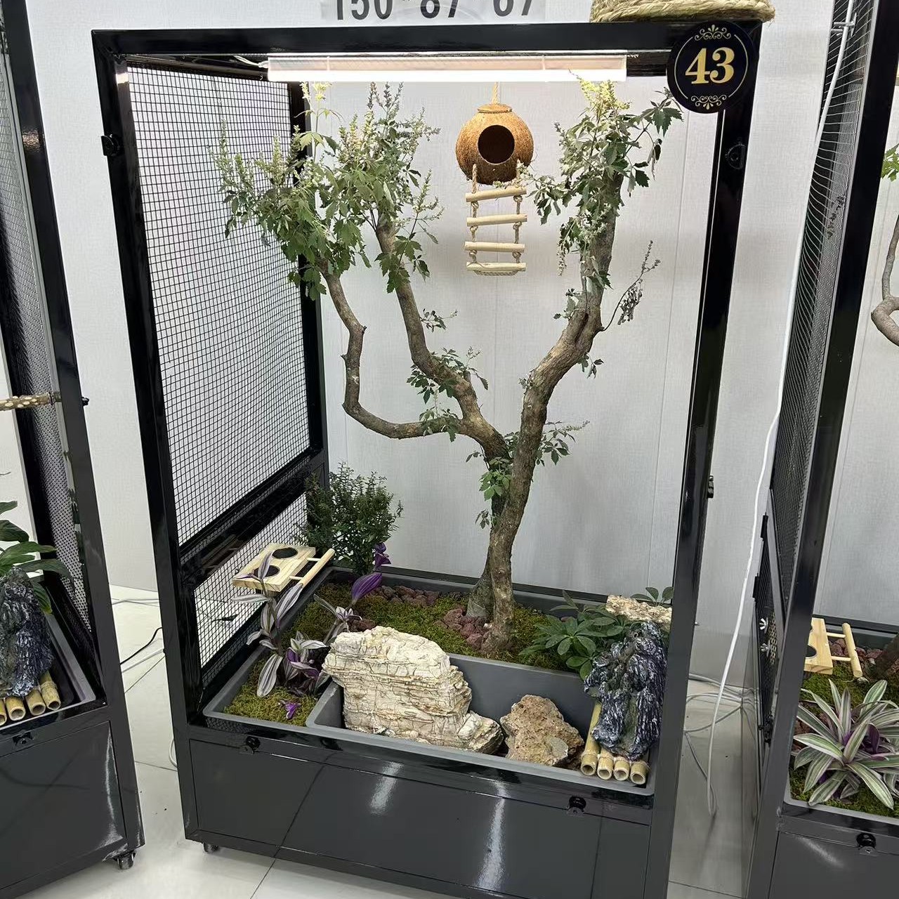 高150长87宽67生态鸟笼（不包含流水）