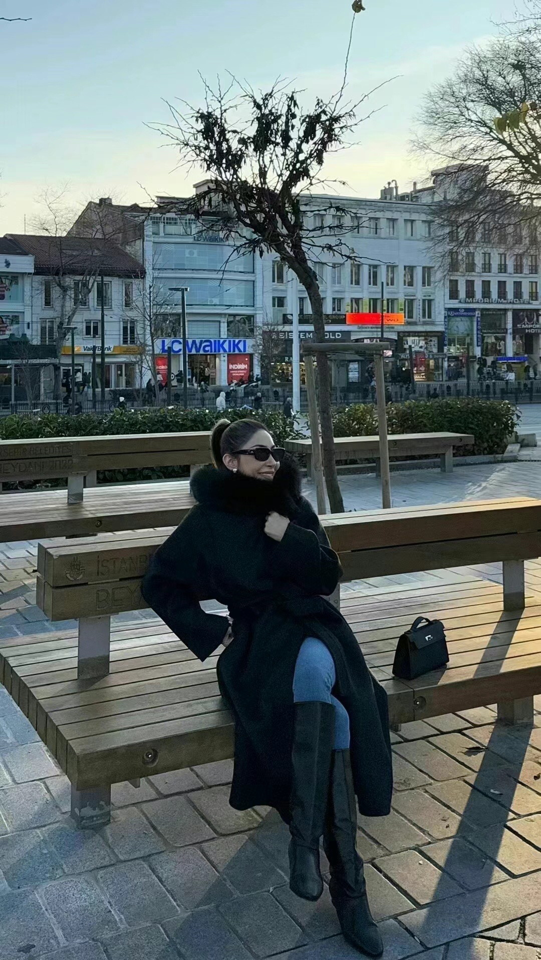 【madenyet】新款羊毛大衣黑色