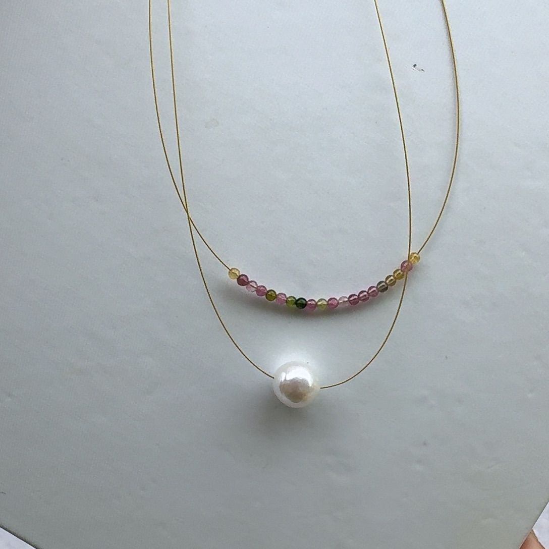 水晶手串未镶嵌路路通项链