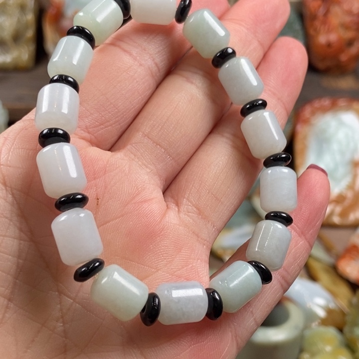 翡翠未镶嵌手串腾冲老料翡翠手串