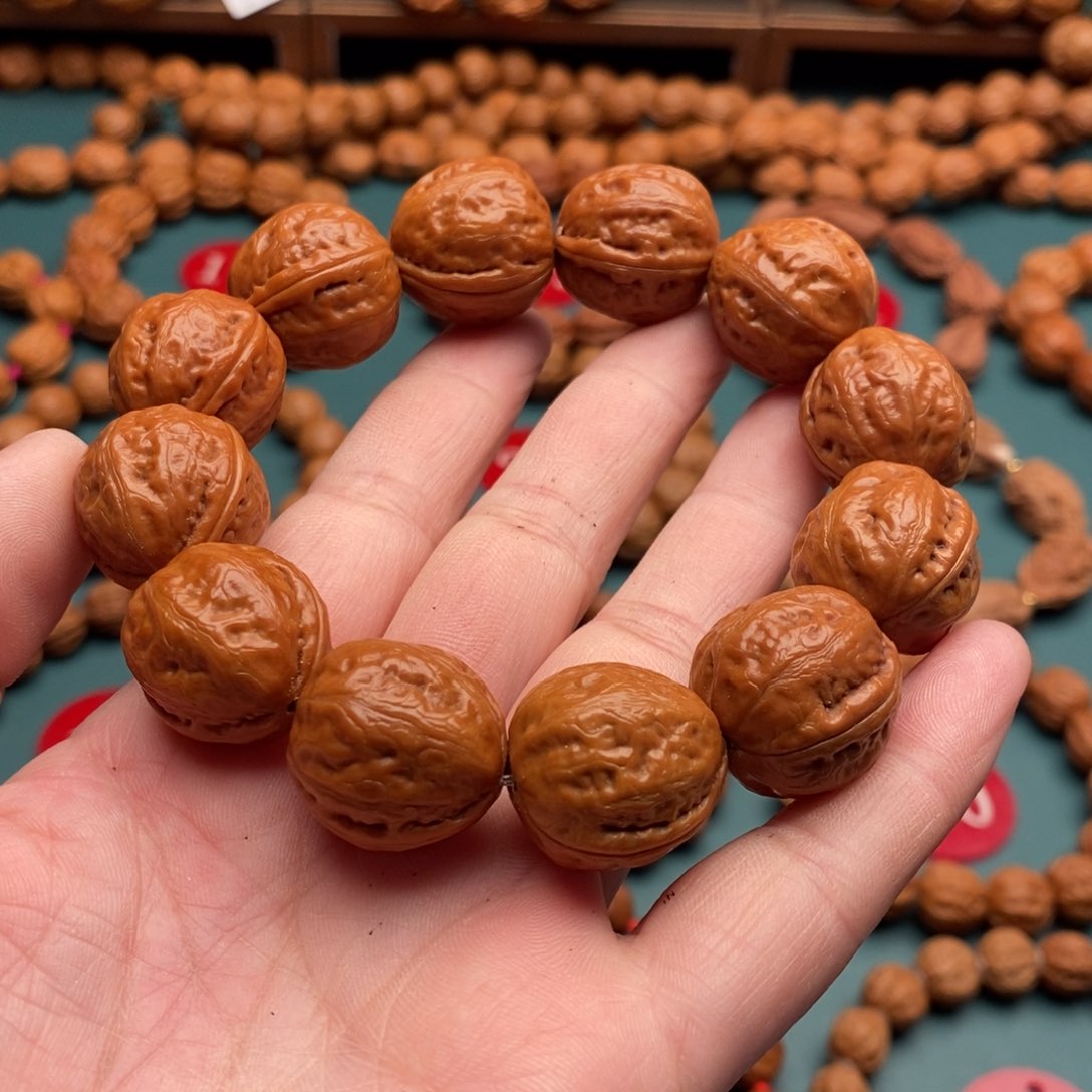 文玩核桃手串20尺寸元宝