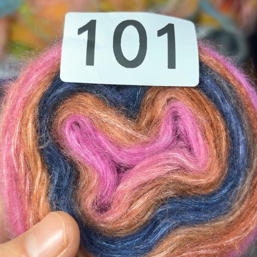 织绣101号发6团真丝马海毛一包