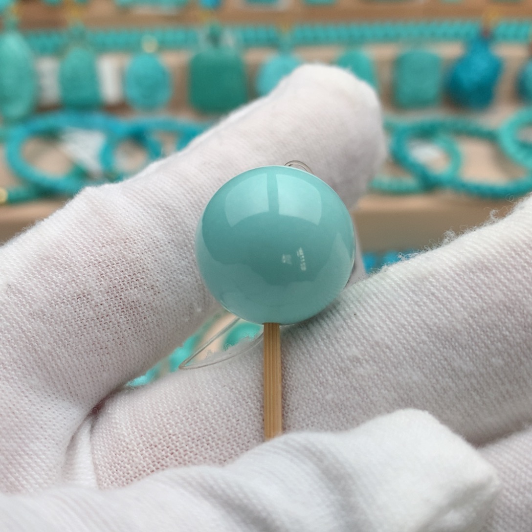 绿松石未镶嵌珠宝奇石17mm