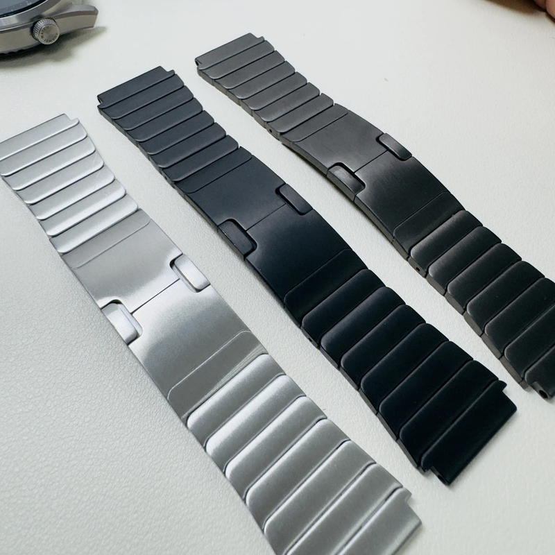 表带适用华为gt5.gt4调节gt2不锈钢链gt3pro保时捷watch3精钢带