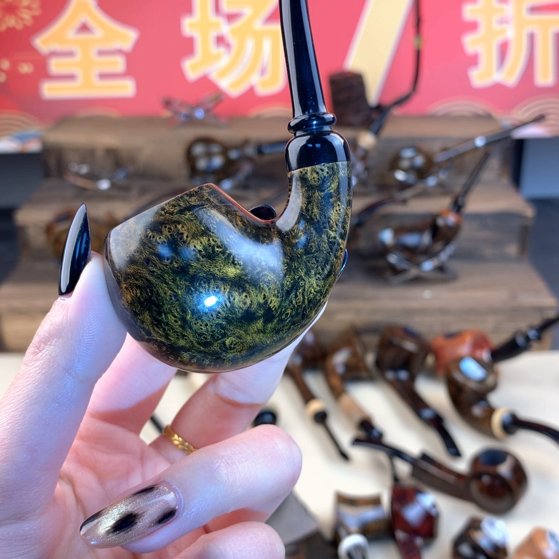 风***爽高品质石楠木烟斗
