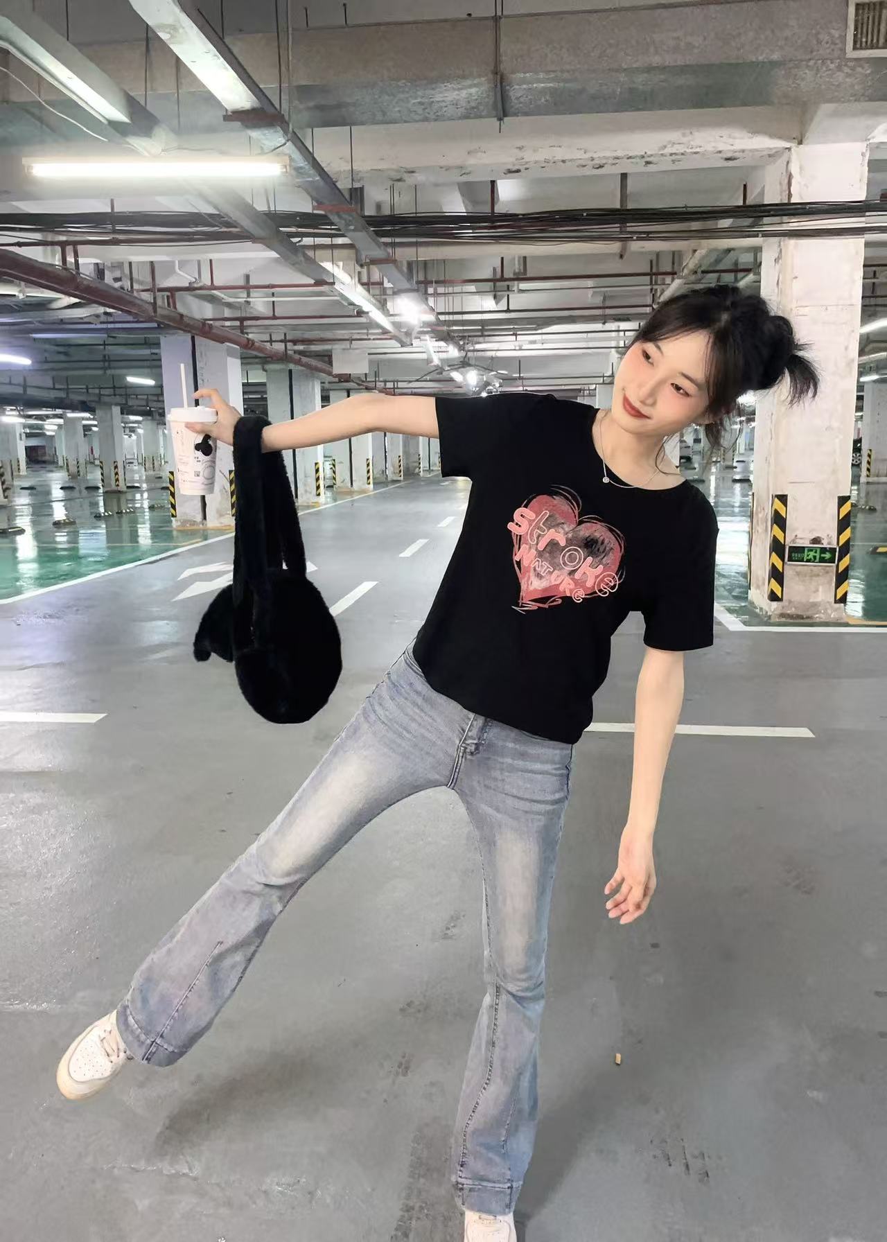 【七号链接】（粉色kt）长袖两件套冬季新款睡衣女士套装家居服