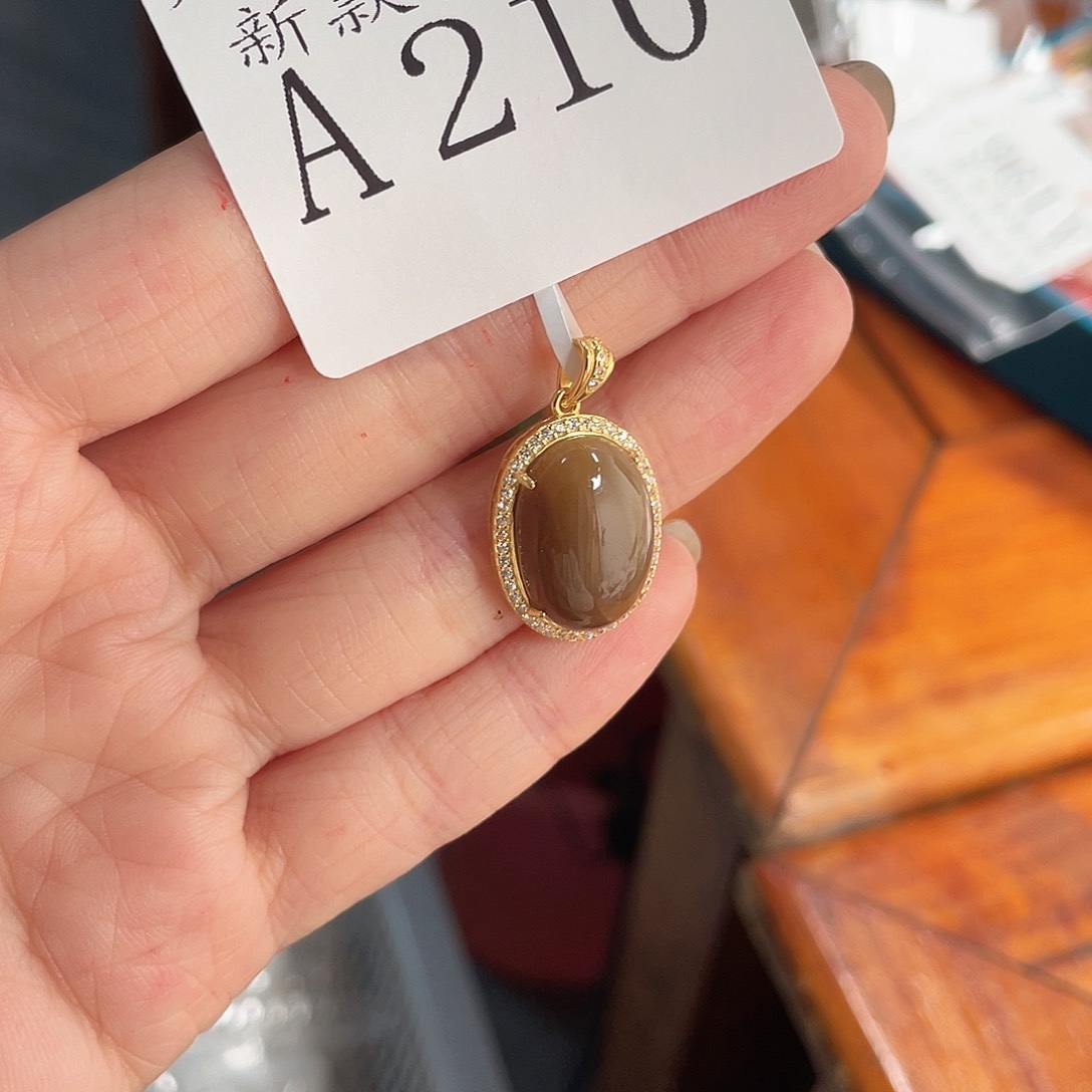 和田玉珠宝半成品未镶嵌A210