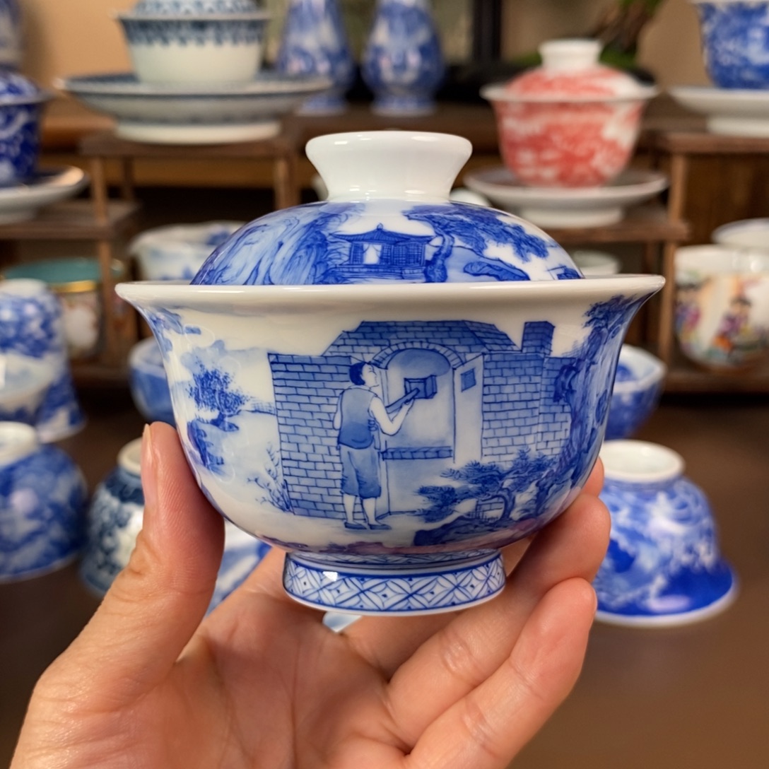 景德镇陶瓷手工手绘