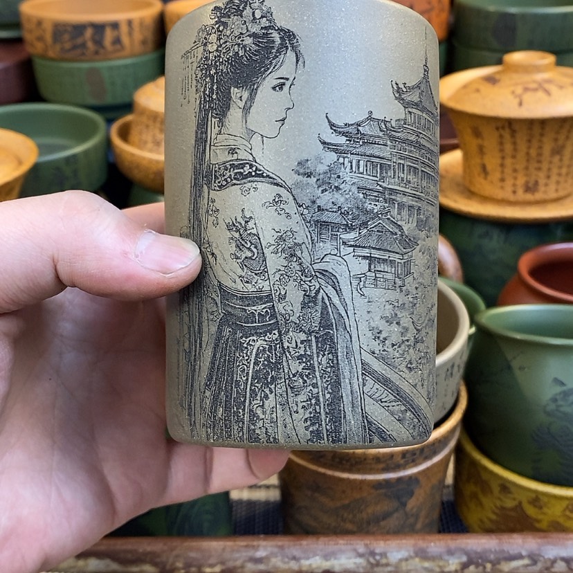 【闪购商品】紫砂杯子宜兴全手工紫砂杯