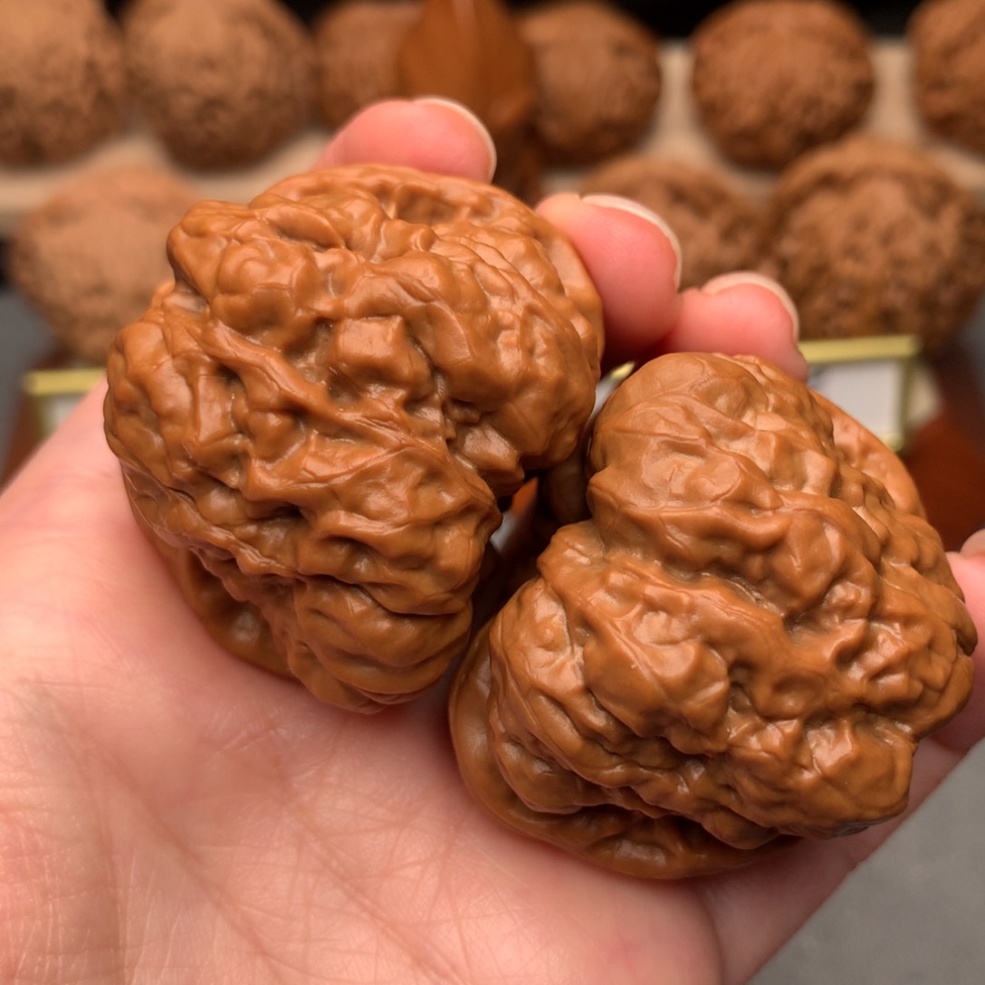 文玩核桃把件43蛤蟆头