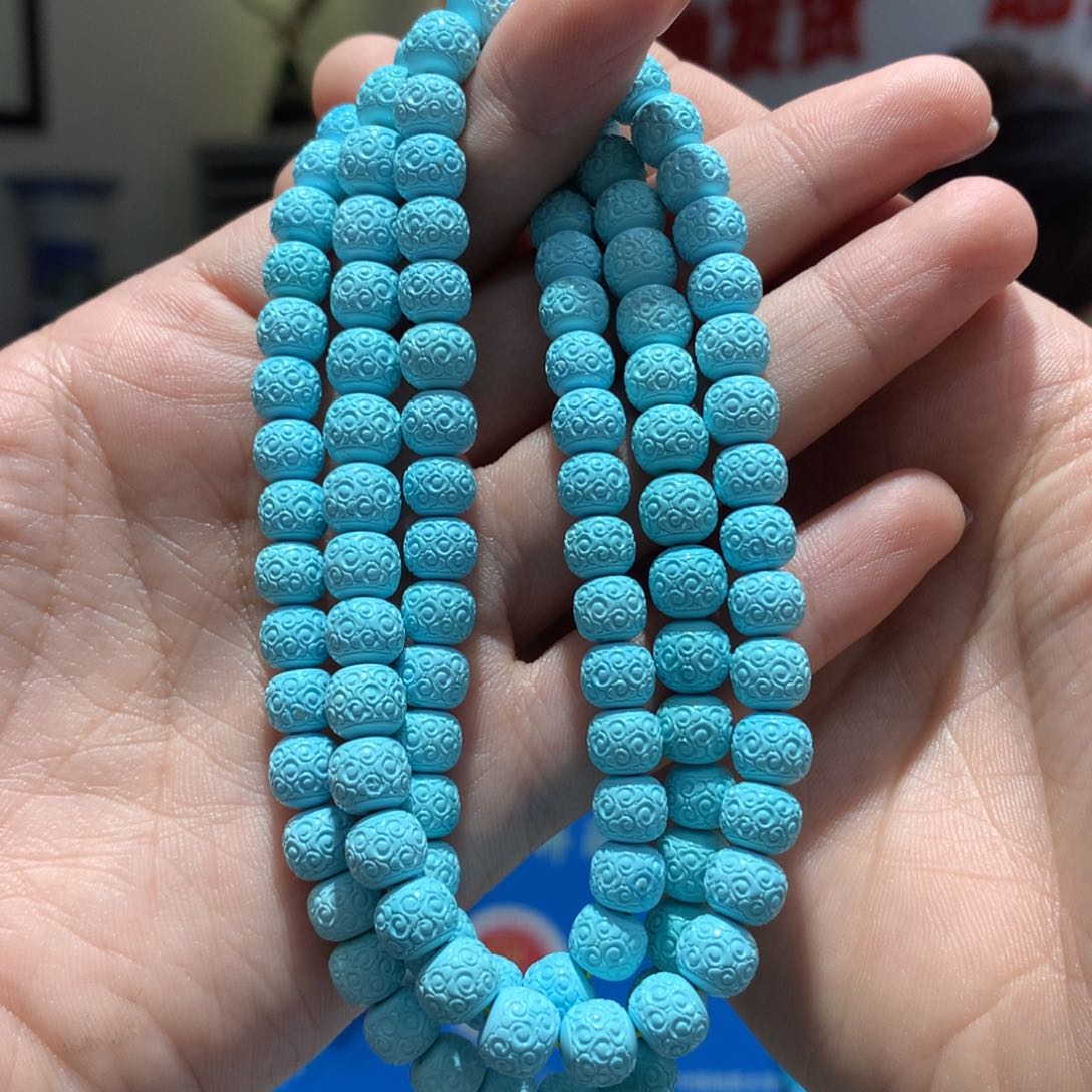 未镶嵌绿松石长链