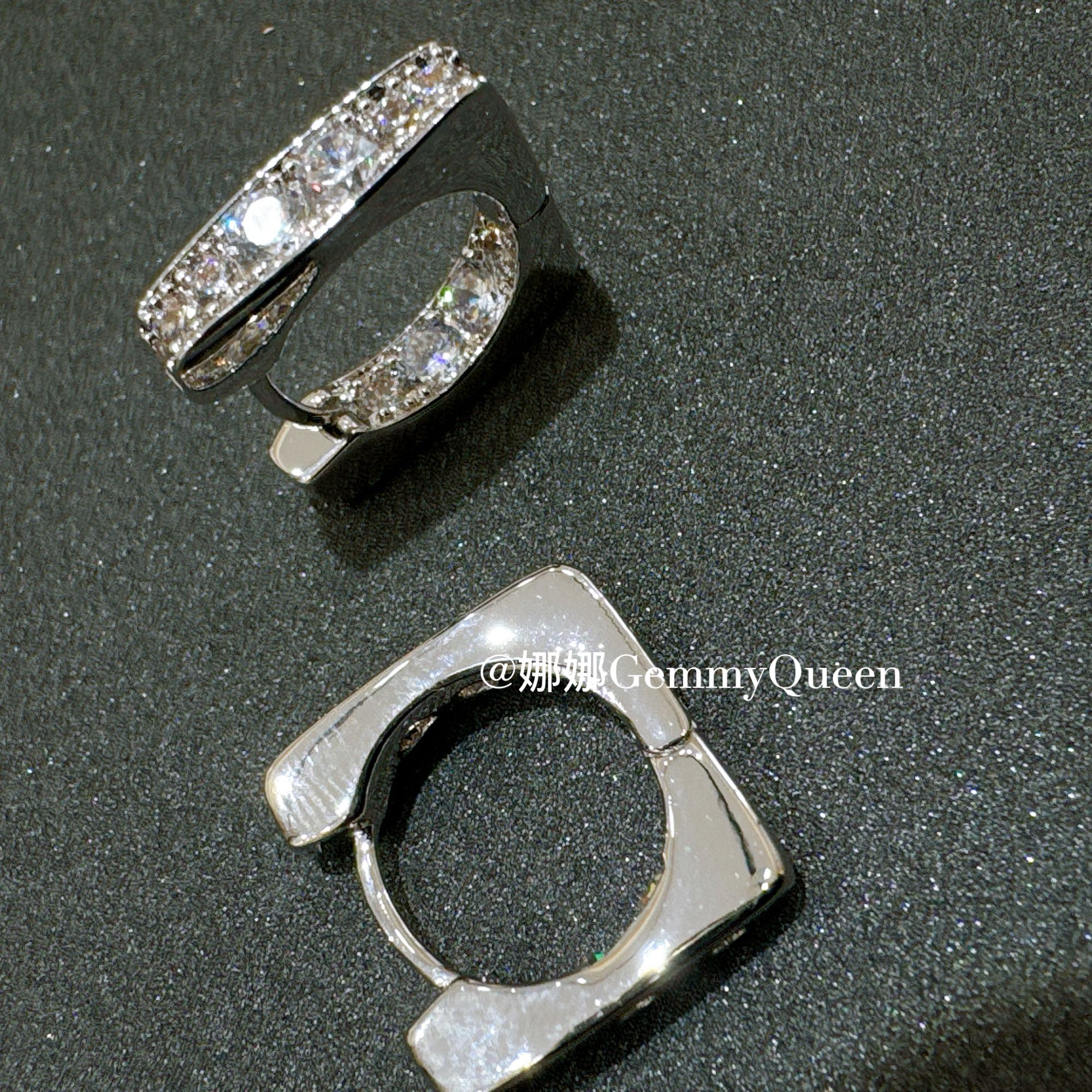 铜合金合成锆石耳饰 娜娜GemmyQueen耳环GQ09629