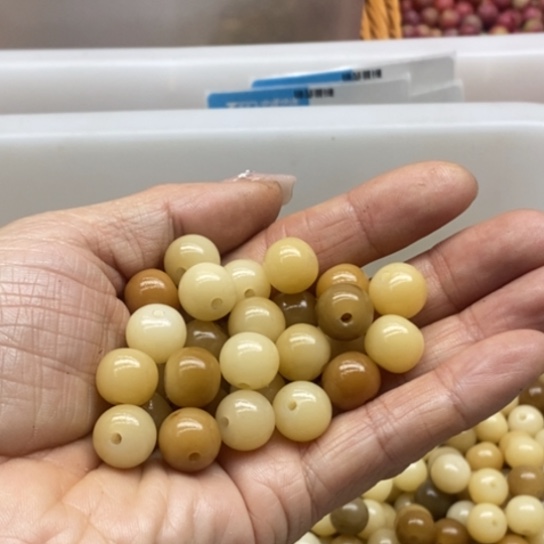 吊坠白玉菩提11/10糖果胖苹果120颗