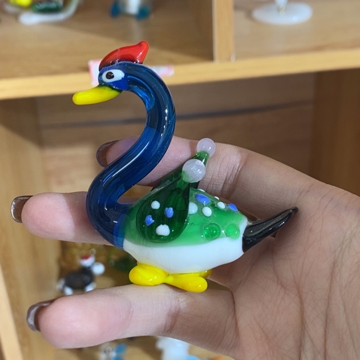 琉璃手工艺品琉璃鸳鸯