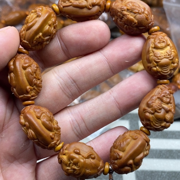 手串/手链橄榄核橄榄核雕工艺手串