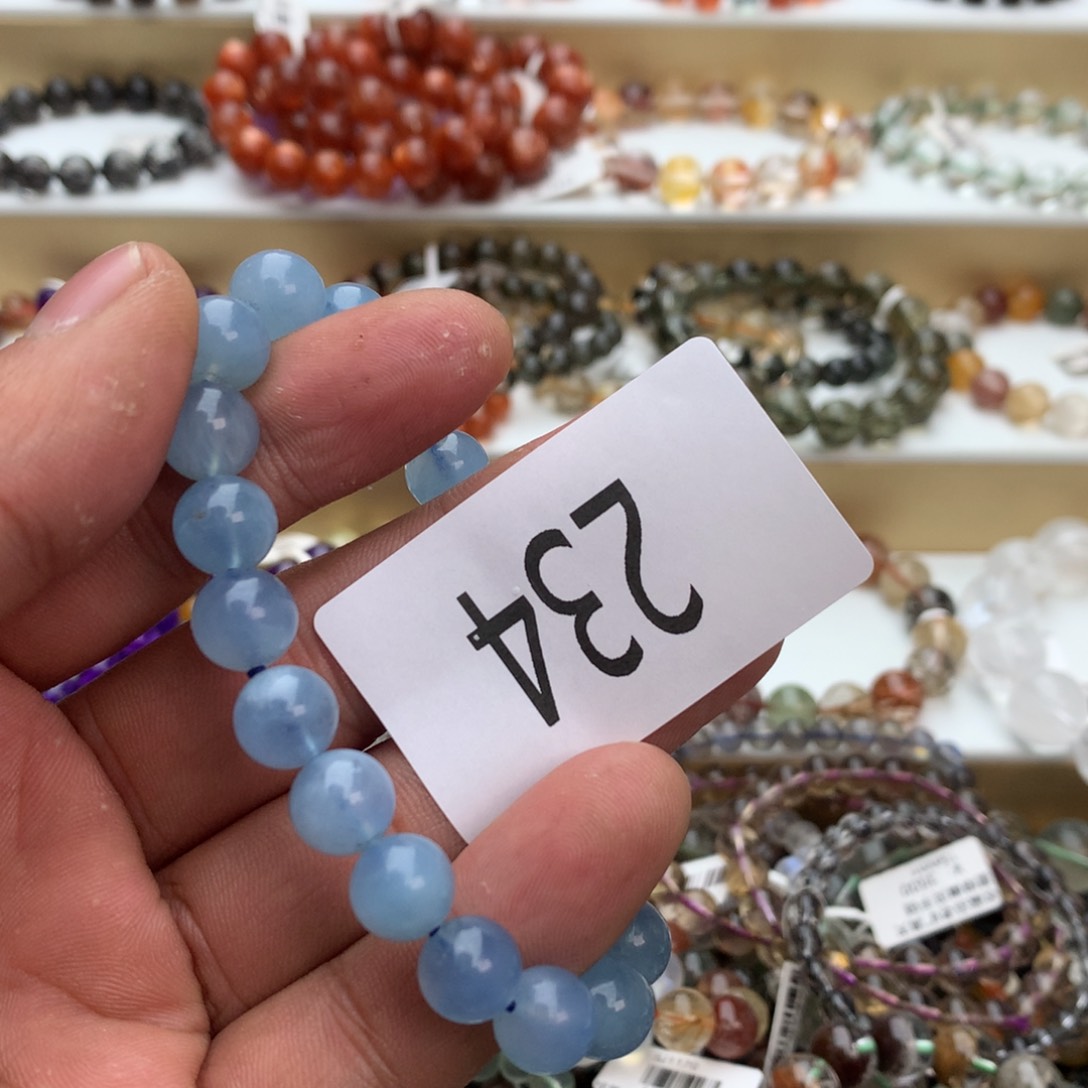 【闪购商品】海蓝宝石手链未镶嵌手链