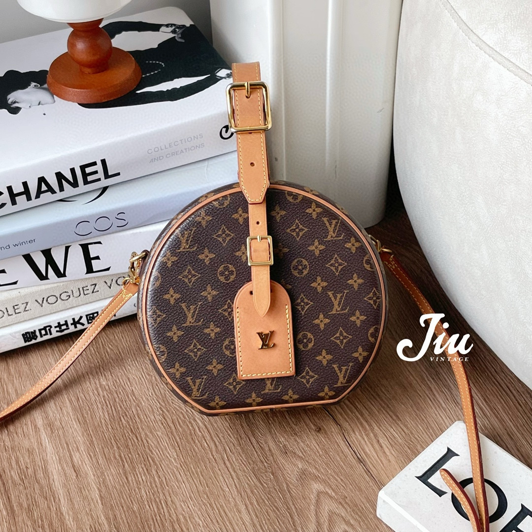 99新 LouisVuitton/路易威登 老花硬饼手提斜挎包 JM7-3287