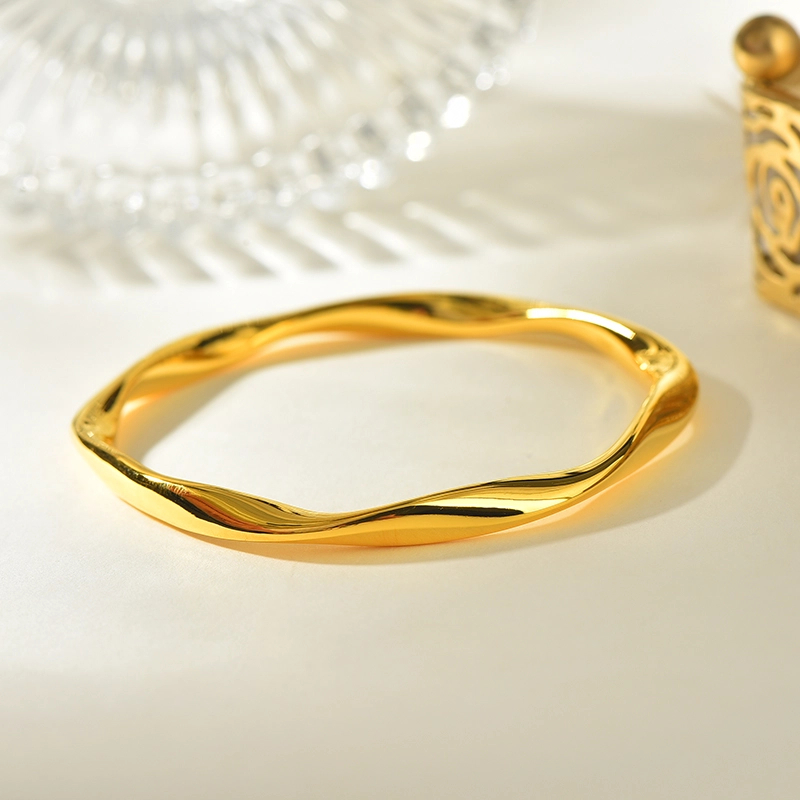 足银手镯 亮面ins莫比乌斯手镯传承工艺时尚百搭款不掉色