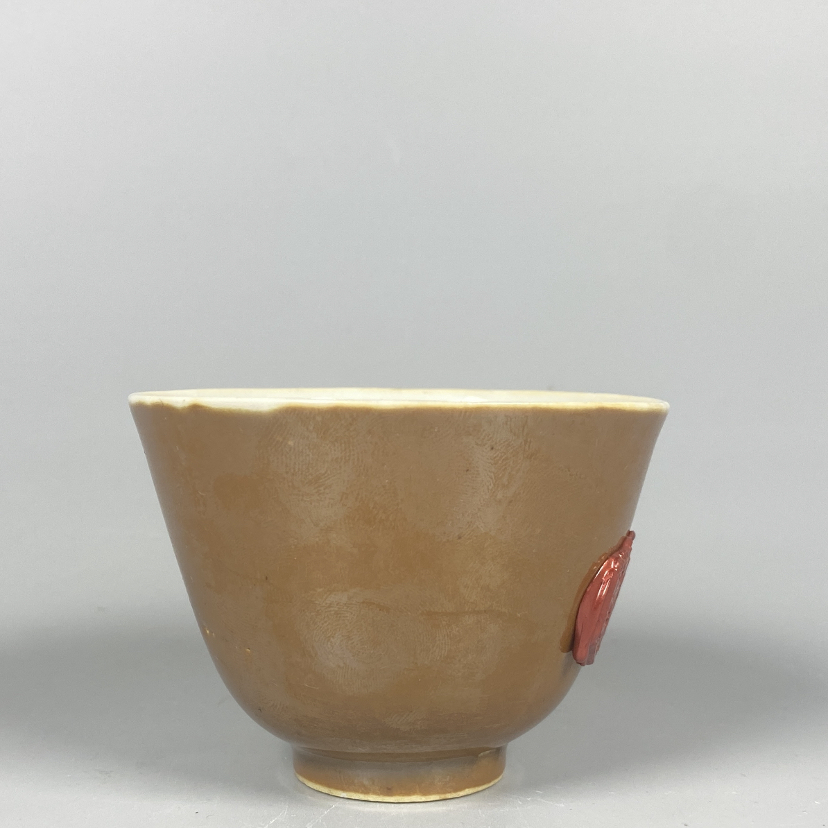 ［022021233］民国 紫金釉鱼纹杯