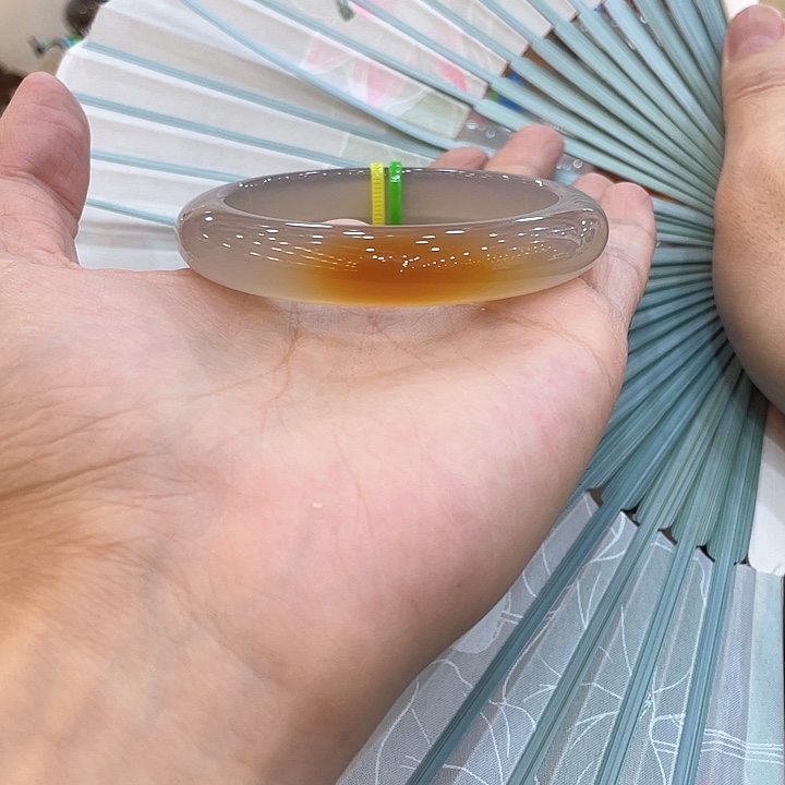 玛瑙/玉髓手镯未镶嵌噗***嘟