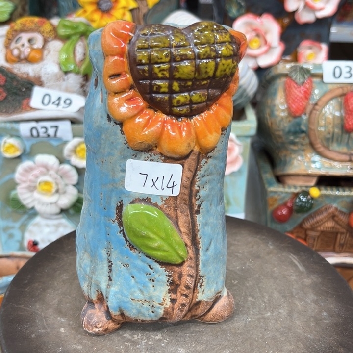 紫砂花盆粗陶材质多肉花盆