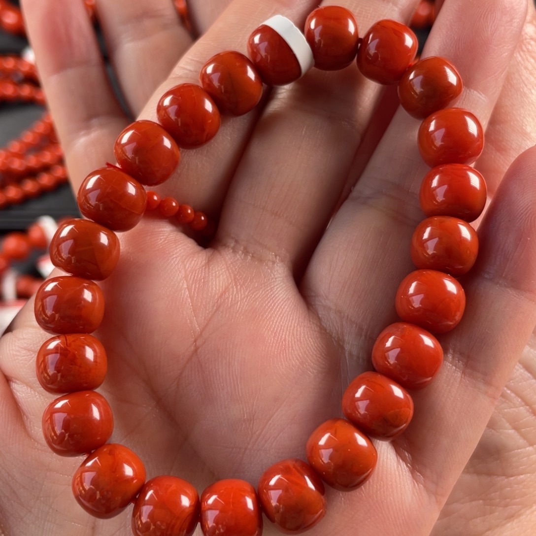 P***n南红玛瑙未镶嵌手链妞9