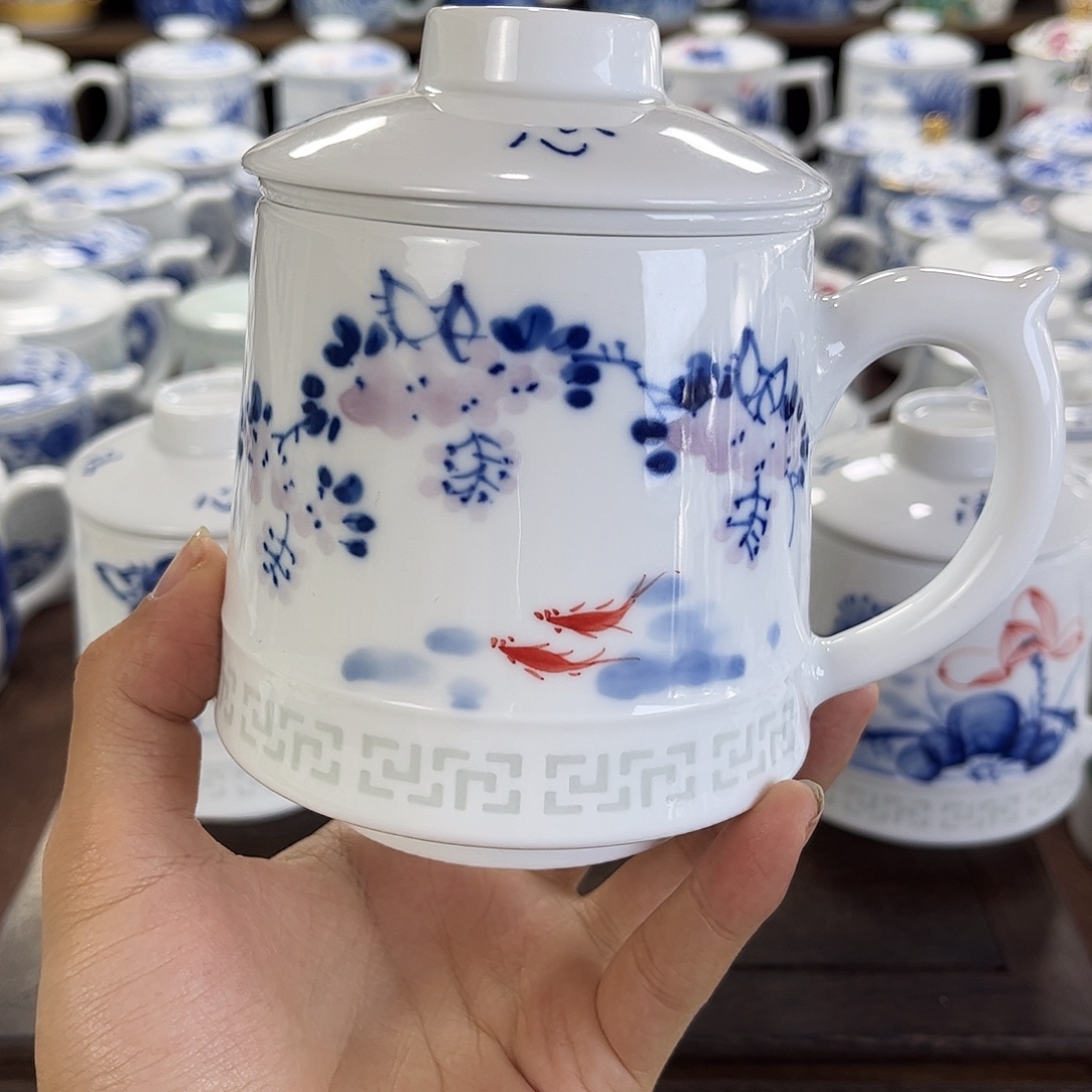 陶瓷摆件景德镇陶瓷马克杯