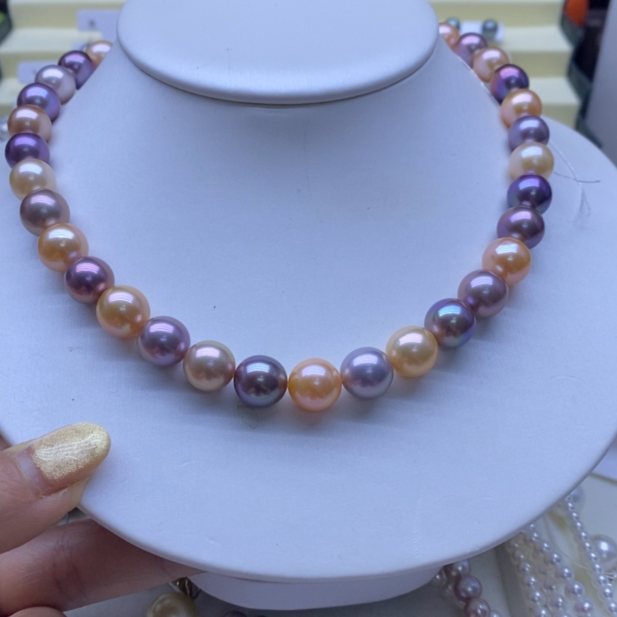 【闪购商品】淡水珍珠颈饰银S925镶嵌