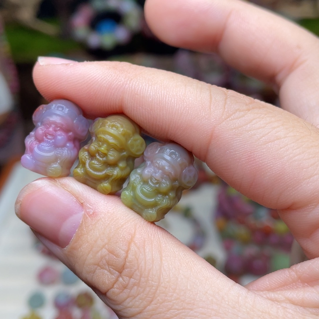 玛瑙/玉髓珠宝半成品未镶嵌盐源玛瑙98三个福利