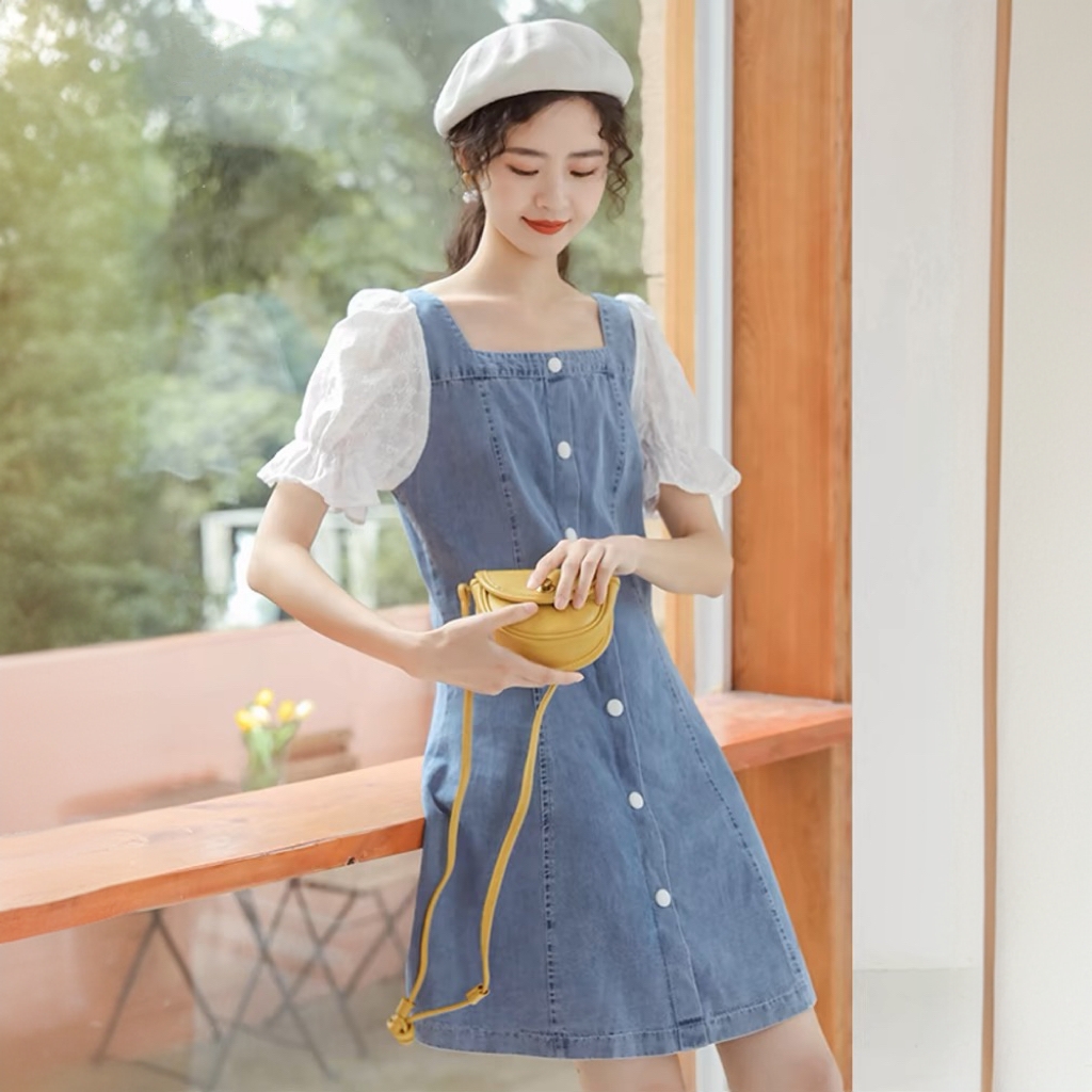 2025新款牛仔连衣裙长裙慵懒减龄显瘦2