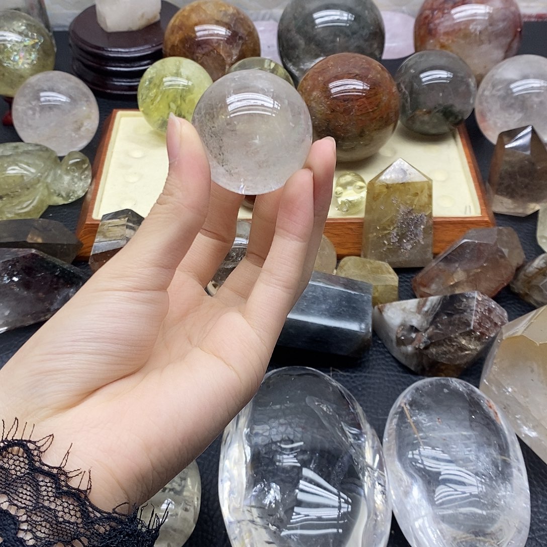 珠宝半成品未镶嵌水晶70水晶石