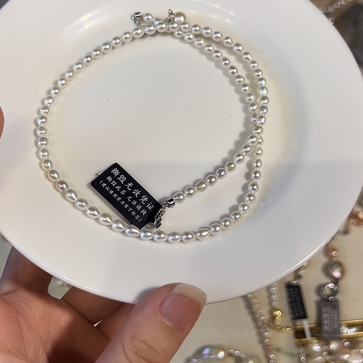 吴***女银S925镶嵌淡水珍珠设计款珠宝清货