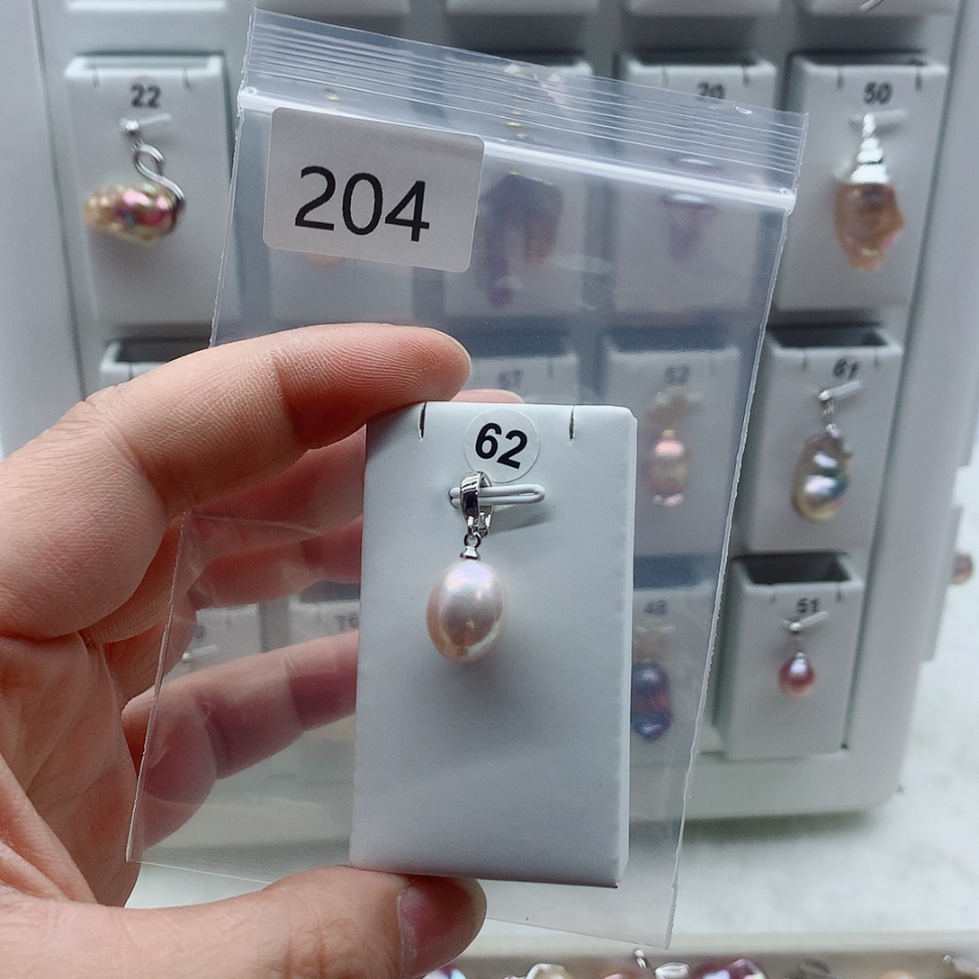 合金淡水珍珠吊坠(不含链)